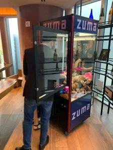 custom branded arcade claw machine rental in Florida
