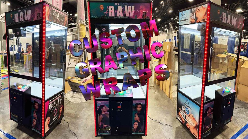 DELUXE BRANDED CLAW MACHINE RENTALS IN FLORIDA